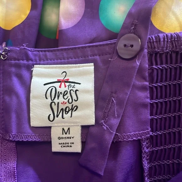 Disney Purple Midi Dress with Colorful Patterns - Picture 7 of 9